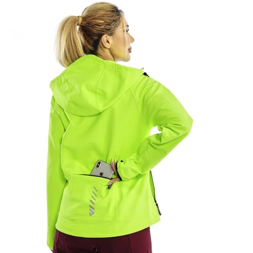 Women's Wulibike Waterproof Rain Jacket for Cold Weather Running and Hiking
| Wulibike Women's Softshell Fleece Windbre