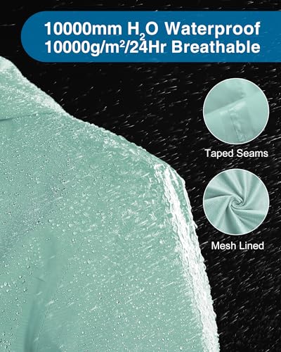 Women 33,000ft Lightweight Waterproof Raincoat with Hood for Cycling
| Women's 33,000ft Packable Windbreaker Raincoat w