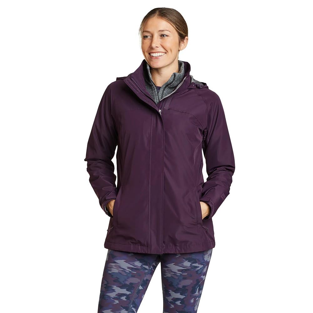 Eddie Bauer Women's Packable Waterproof Rain Jacket