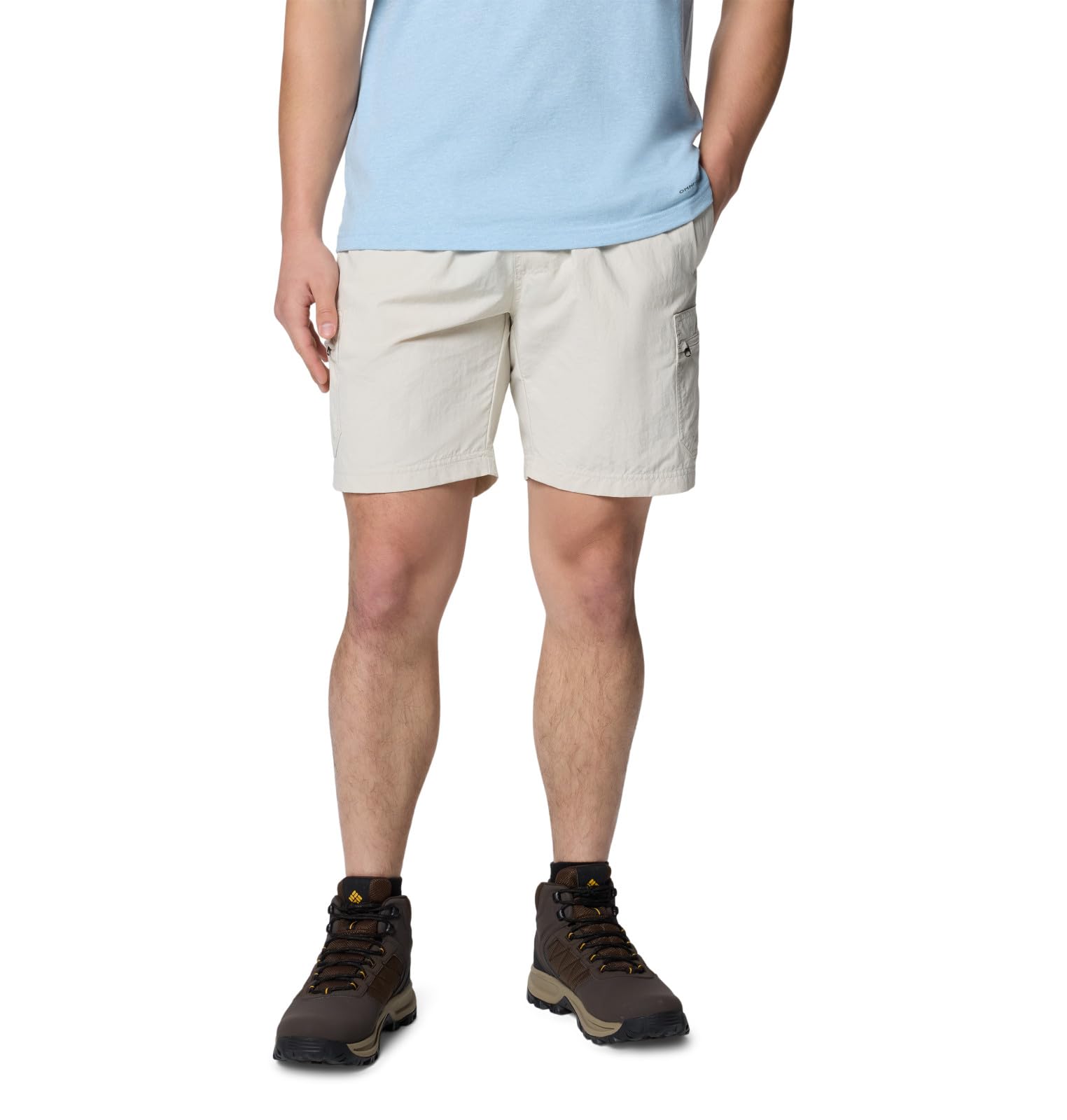 Columbia Men's Mountaindale Cargo Short Outdoor Active Travel Comfortable Lightweight Adjustable Waist Fit Stretchable M