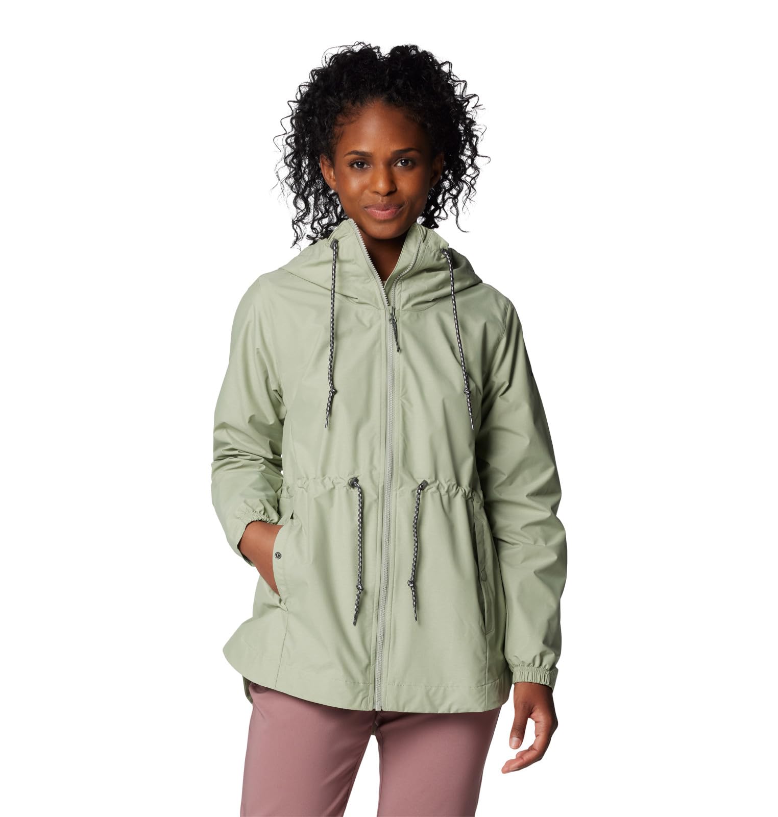 Columbia Womens Lillian Ridge II Waterproof Rain Jacket for Hikers and Outdoor Enthusiasts During Camping Adventures - B